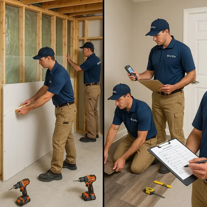 Repairs and Reconstruction process in Clintonville, WI